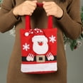 thumbnail image 4 of Adornos navideños, adornos navideños, adornos navideños Nochebuena Papá Noel Muñeco de nieve Ciervo Bolsa de regalo Bolsa de regalo para niños Bolsa de dulces Asas navideñas Embalaje festivo, 4 of 8