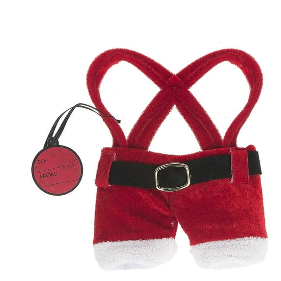 Santa's Pants and Belt Buckle Gift Bag - By Ganz