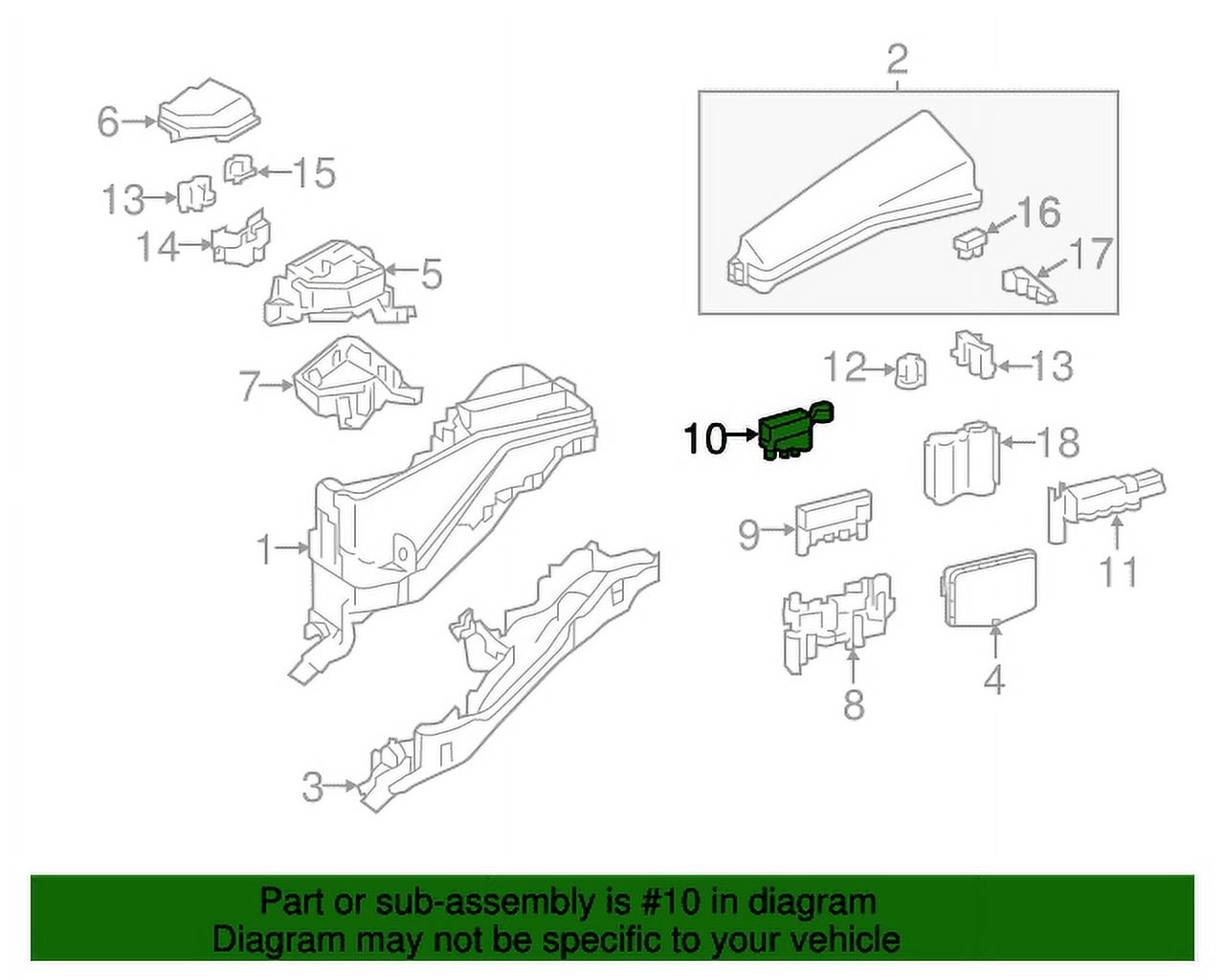 Genuine OE Toyota Fuse Holder 82620-33070