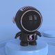 thumbnail image 1 of Ventilador Cuello Astronauta Colgando Manos Libre Usb Recargable Acondicionador Del Escritorio Multifunción 5 Velocidad Viento para Interiores Al Aire, 1 of 6