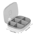 thumbnail image 3 of Boutique Clearance! Portable Small Mini Storage Box Large Capacity Carry On Travel Compartment Sealed Box, 3 of 3