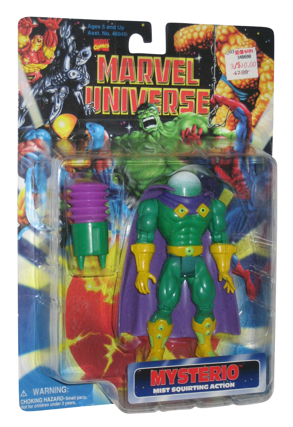 Marvel Universe Mysterio Toy Biz Figure w/ Mist Squirting Action