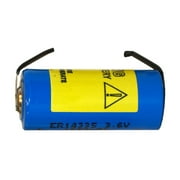 3.6 Volt 2/3 AA 1650 mAh Primary Lithium Battery with Tabs (ER14335)