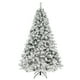 thumbnail image 4 of Árbol de Navidad preiluminado Costway 210 cm decoración flocada 450 luces LED, 4 of 4