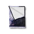 thumbnail image 2 of Winter Soft Flannel Fleece Throw Blanket, Lake Louise Alberta Canada Tourist Attraction Mountains Travel Theme, Cozy Plush for Indoor and Outdoor Use, 50" x 60", Dark Purple Lavender, by Ambesonne, 2 of 6