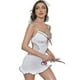 thumbnail image 3 of 4 Pcs/set Sexy Nurse Costume For Women Nurse Lingerie S Cosplay Lingerie Outfits With Stethoscope, 3 of 5