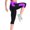Purple, variant on Black*Friday Clearance under $5 GaThRRgYP Womens Trousers High Waisted,Women's High Waist Yoga Workout Capris Leggings Side Pockets Pants Cropped Trousers
