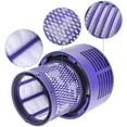 thumbnail image 2 of 2 Pack Vacuum Replacement Filter for Dyson V10 Series, Replace Dyson Part No. 969082-01 Filter, Compatible with Dyson Cyclone V10, Animal, Motorhead, Total Clean, 2 of 5