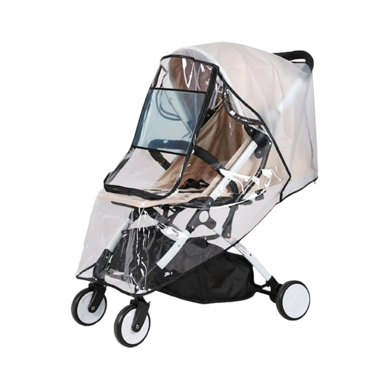 Yirtree Stroller Rain Cover & Mosquito Net,Weather Shield Accessories -  Protect from Rain Wind Snow Dust Insects Water Proof Ventilate  Clear-Breathable Bug Shield for Baby Stroller 