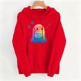 thumbnail image 5 of Women Halloween Spooky Ghost Sweatshirts Oversized Crewneck Hoodie | Vintage Halloween Sweatshirt, Casual Long Sleeve Pullover, Fall Halloween Costumes, Funny Vintage Graphic Sweatshirt, 5 of 5