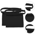 thumbnail image 3 of DINHEAROM 2Set Black Rectangular Tennis Ball Mesh Bags with Waist Strap Design for Men Women and Outdoor Use, 3 of 8