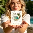 thumbnail image 5 of DAMAI Friendship Sea Glass Pocket Card, Heart-Shaped Keepsake with Frosted Sea Glass Art & Butterfly Hug Design, Portable Gift for Best Friend Birthday Daily Remembrance, 5 of 7
