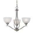 thumbnail image 1 of ElkGroup International 2103CH/20 Bristol Lane 3 Light Chandelier In Brushed Nickel, 1 of 1