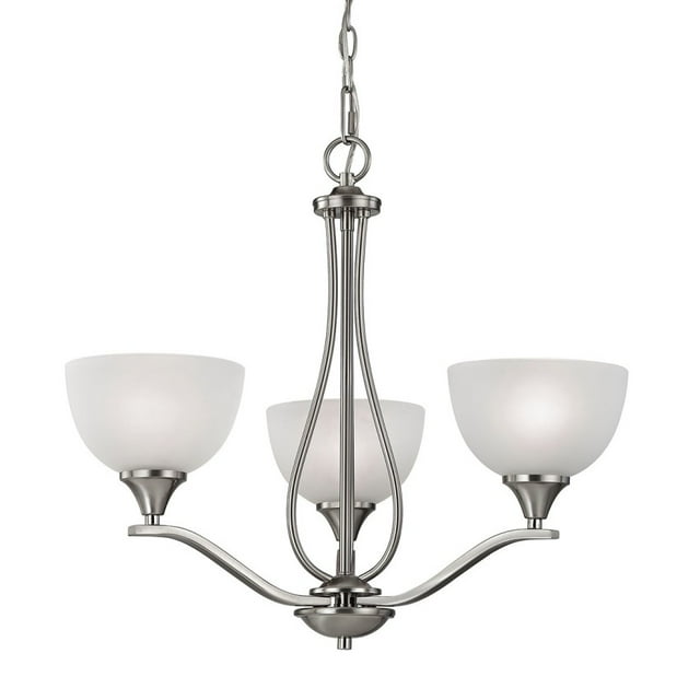 ElkGroup International 2103CH/20 Bristol Lane 3 Light Chandelier In Brushed Nickel