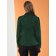 thumbnail image 5 of Top de manlarcon cuello camisero y botones pamujer Verde S, 5 of 6
