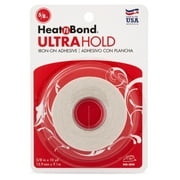 HeatnBond Ultrahold Iron-On Adhesive Tape, 5/8 inch x 10 Yards, White