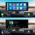 thumbnail image 4 of EstéReo InaláMbrico PortáTil para AutomóVil Carplay con CáMara de Tablero - Pantalla IPS HD de 10.26 Pulgadas, Android Auto, CáMara de Respaldo 1080P, Bluetooth, 4 of 5