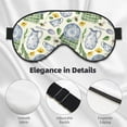 thumbnail image 2 of Rocae Vintage Utensils for Mask for Women Men, Luxury Eye Cover Eye Shade with Adjustable Strap for Travel, Nap, Meditation, 2 of 7