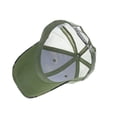 thumbnail image 4 of DOPI Baseball cap Unisex Outdoor Camouflage Trucker Plain Baseball Visor Cap Dad Hat Green Ajustable, 4 of 4