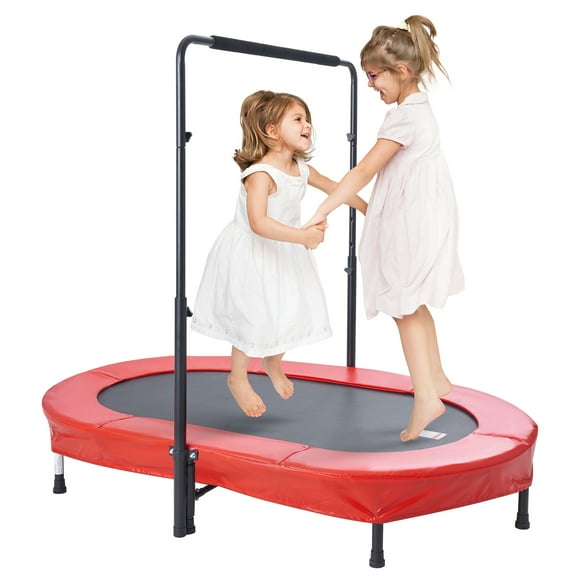 VEVOR 56" Trampoline for Kids Foldable Mini Toddler Trampoline Indoor Outdoor