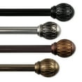 thumbnail image 5 of Domovina Jolanta 13/16" Single Curtain Rod-Color:Cocoa,Size:48-84", 5 of 5