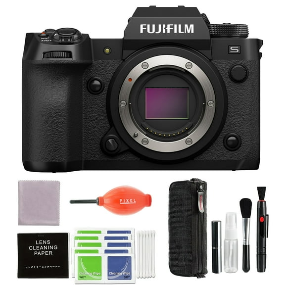 Fujifilm X-H2S Mirrorless Camera Body (Black) Bundle with Additional Accessories Kit
