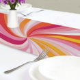 thumbnail image 4 of Yayeee Table Runner 70 inches Long Home Kitchen Dinning Party Decoration, Swirling Lines, 4 of 7