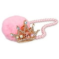thumbnail image 6 of MyMiniFactory Car Mirror Hanging Accessories Rearview Mirror Hanging Bling Decoration Pink Fluffy Luxury Diamond Crown, 6 of 6