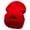 Red, variant on Luxury Car Embroidered 12 Inch Long Knitted Beanie - Red OSFM