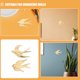 thumbnail image 3 of unbranded 2Ud Adorno Colgante De Pared En Latón Con Doradas Para Del Hogar, 3 of 8