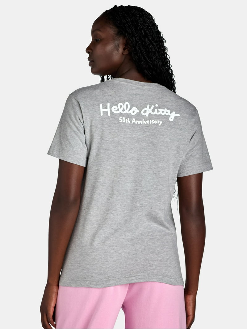Hello Kitty Women's 50th Anniversary Graphic Tee, Sizes XXS-XXL