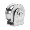 thumbnail image 2 of LAICAIW Bloc de Poulie U Type Roue Simple Rouleau de Poulie Acier Inoxydable 304 Charge 771lb/350kg Rotation à 360 Degrés Roue Rainurée (1), 2 of 7