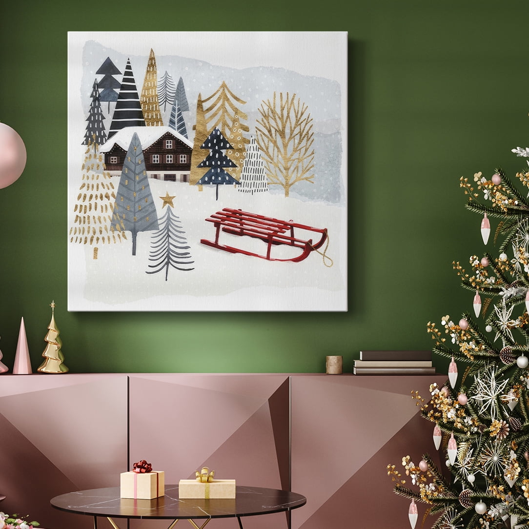Christmas Chalet II- Gallery Wrapped Canvas
