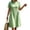 Green, variant on Midi Dresses Womens Dress Plus Size Dresses for Curvy Tshirt Dress Shift Under Dresses Short Sleeve Mid-Length Crew Neck Black Casual Dresses for Women Summer S