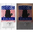 thumbnail image 2 of Patriotic USA Chow Chow Black Ceramic Night Light, 2 of 2