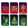 thumbnail image 2 of Set of 24 Christmas Cards with Envelopes Christmas Cards Gifts and Best Wishes for Friends and Family/ 24 Sets of Christmas Cards with Red, Green and Gold Christmas Decorations, 2 of 7