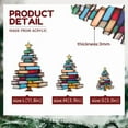 thumbnail image 2 of 3pcs Book Tree Card Catcher Ornaments, Christmas Tree Theme of Books, Book Lovers Club Gift, 2 of 8