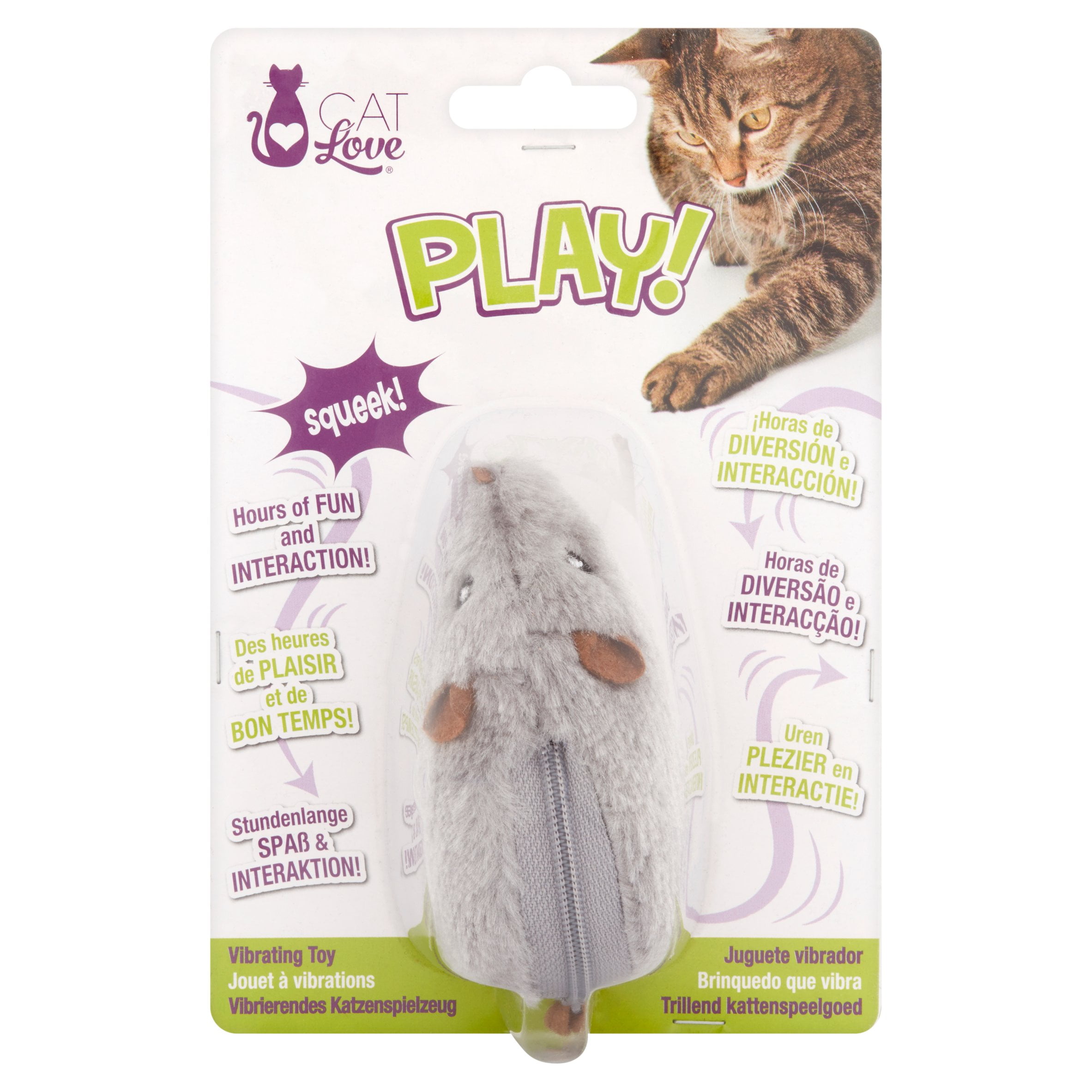 Cat Love Play! Mouse Vibrating Toy