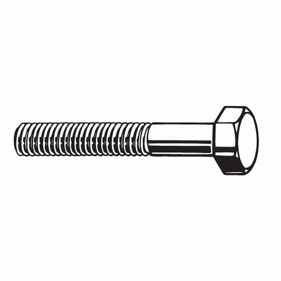 Class 8.8, M16-2.00 Hex Head Cap Screw, Zinc Plated Steel, 200 mm L, 10 PK
