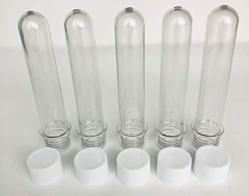 Geocache Container 5 tubes 1.5oz Clear Plastic crush waterproof Storage Survival 