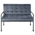 thumbnail image 3 of Sandy Grey Loveseat with Loose Back and Seat | In Primary Living Spaces | Allows Easy Adjustment and Comfort, 3 of 4
