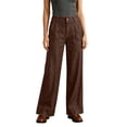 thumbnail image 5 of Womens Wide Leg Jeans Casual High Waisted Stretch Baggy Loose Business Work Straight Denim Pants with Pockets, 5 of 7