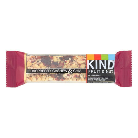Fruit and Nut Bar - Raspberry Cashew and Chia - Case of 12 - 1.4 oz.