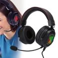 thumbnail image 3 of Gaming Headset Wide Compatibility Sturdy  ABS Material Headset Comfortable To Use PC For  Black RedRGB Light, 3 of 8