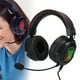 thumbnail image 5 of K3 Negro Rojo ABS Auriculares para juegos RGB Auriculares para PS4/Xbox one x/Xbox one/PC/Laptop/PSP/Tablet PC/IOS/AndroidNegro Rojo (luz RGB), 5 of 8