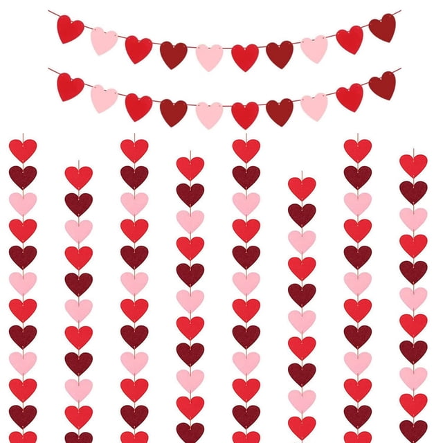 Decoraciones para el día de San Valentín, adornos para el día de San Valentín, regalos para el día de San Valentín, tirador de corazón de plástico