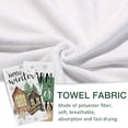 thumbnail image 4 of Hello Winter Kitchen Dish Towels Set of 2, Warm Winter Wishes Wooden House Pine Tree Hand Towels Drying Baking Cooking Cloth, Christmas Holiday Seasonal Farmhouse Home Kitchen Decor 18x26 Inch, 4 of 6