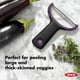 thumbnail image 3 of Pelador OXO Good Grips para verduras grandes, preparado en Y, negro, 3 of 9