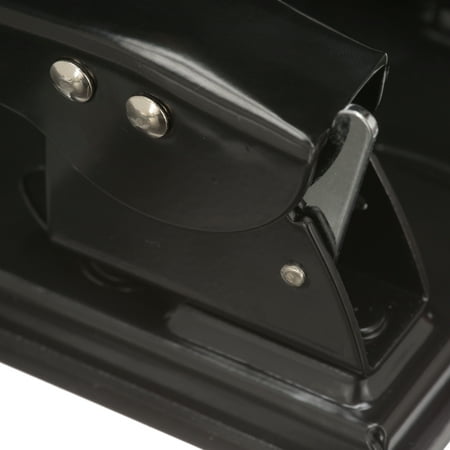 Universal 30-Sheet Two-Hole Punch, 9/32" Holes, Black -UNV74222