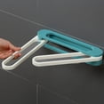 thumbnail image 3 of Zapatero plegable rosa, soporte de pared, zapatero multifuncional impermeable para baño/dormitorio/sala de estar, 3 of 5